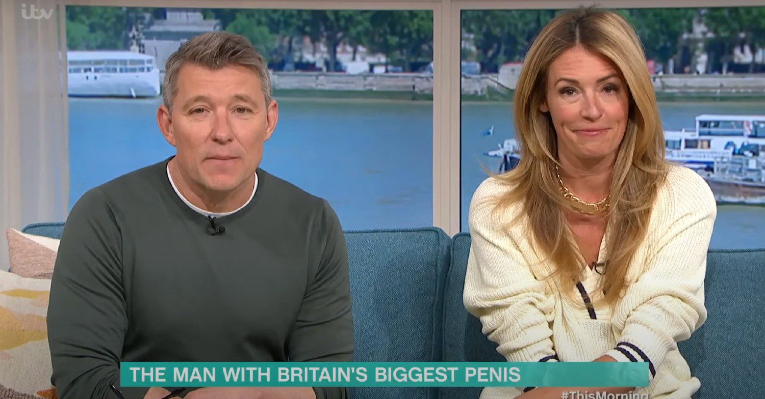 Ben Shephard and Cat Deeley smiling on This Morning 