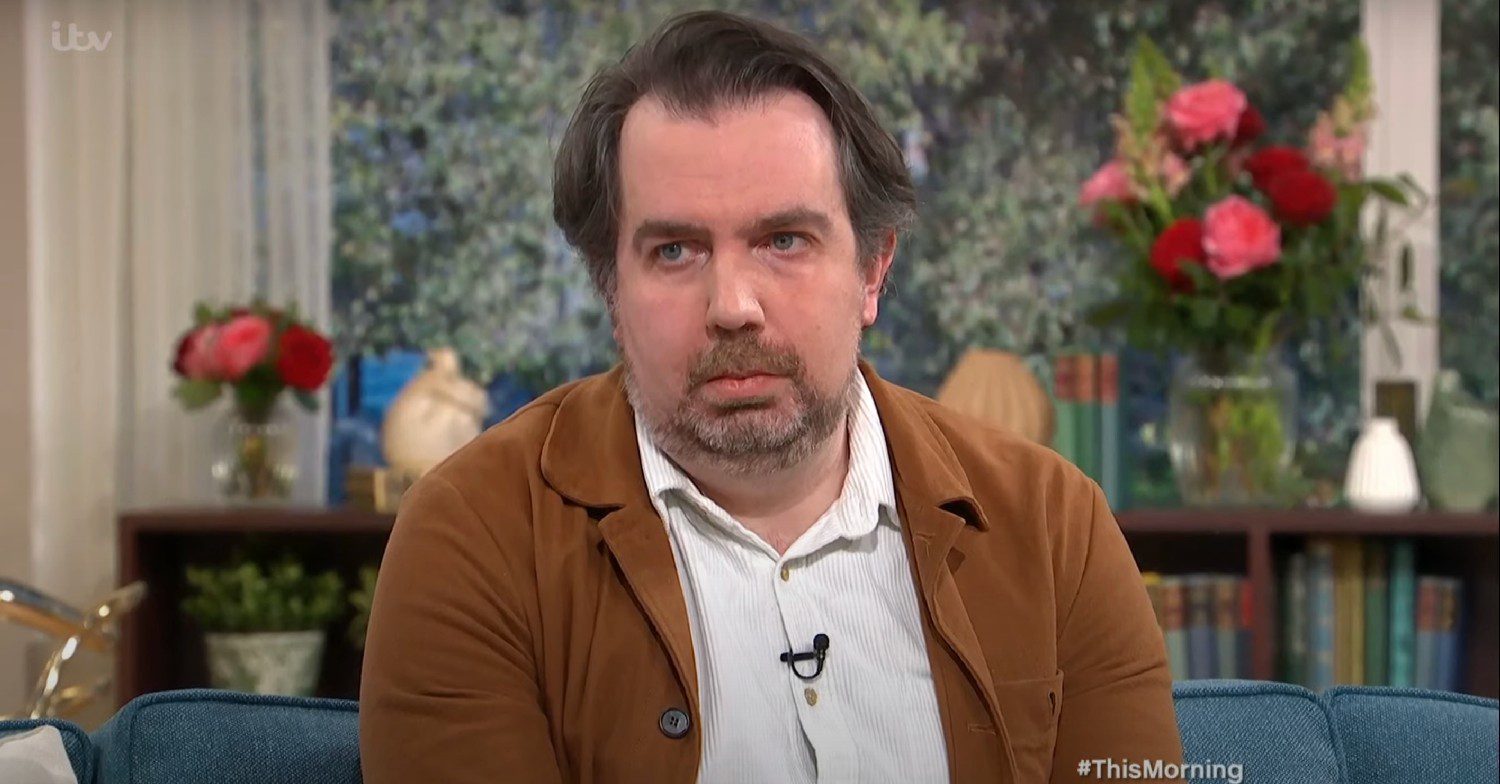 Matt Barr looking down on This Morning