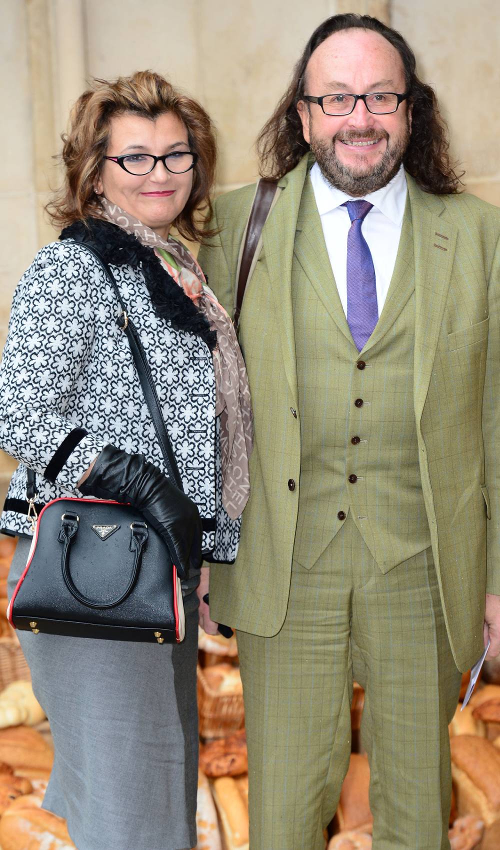 Dave Myers and wife Liliana smile for photos