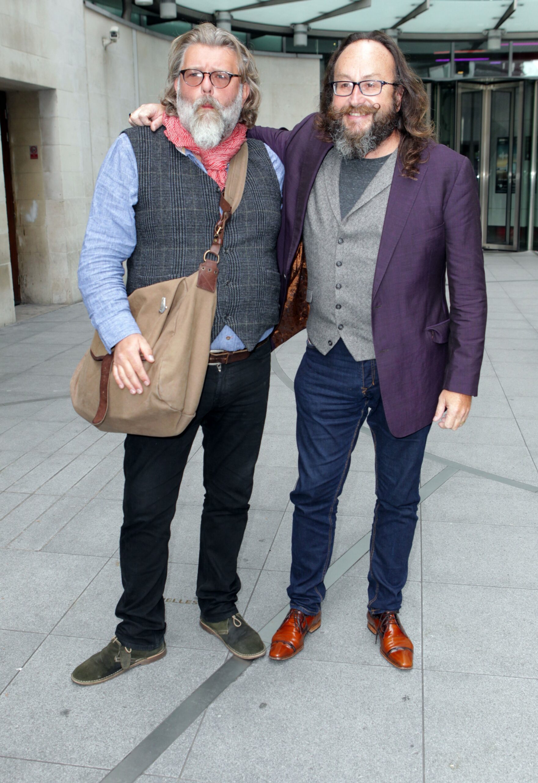 Si King and Dave Myers with their arms around each other