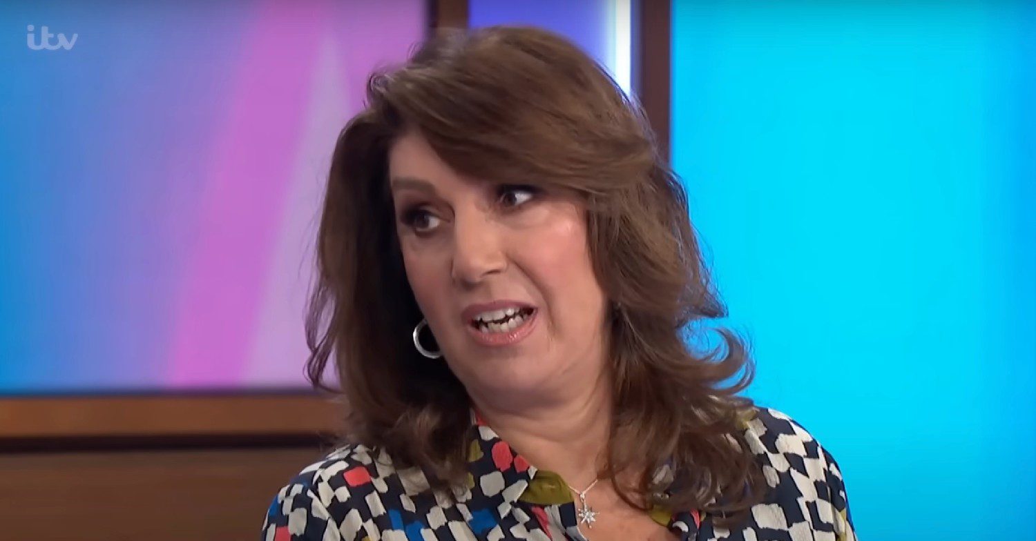 Jane McDonald speaking on Loose Women