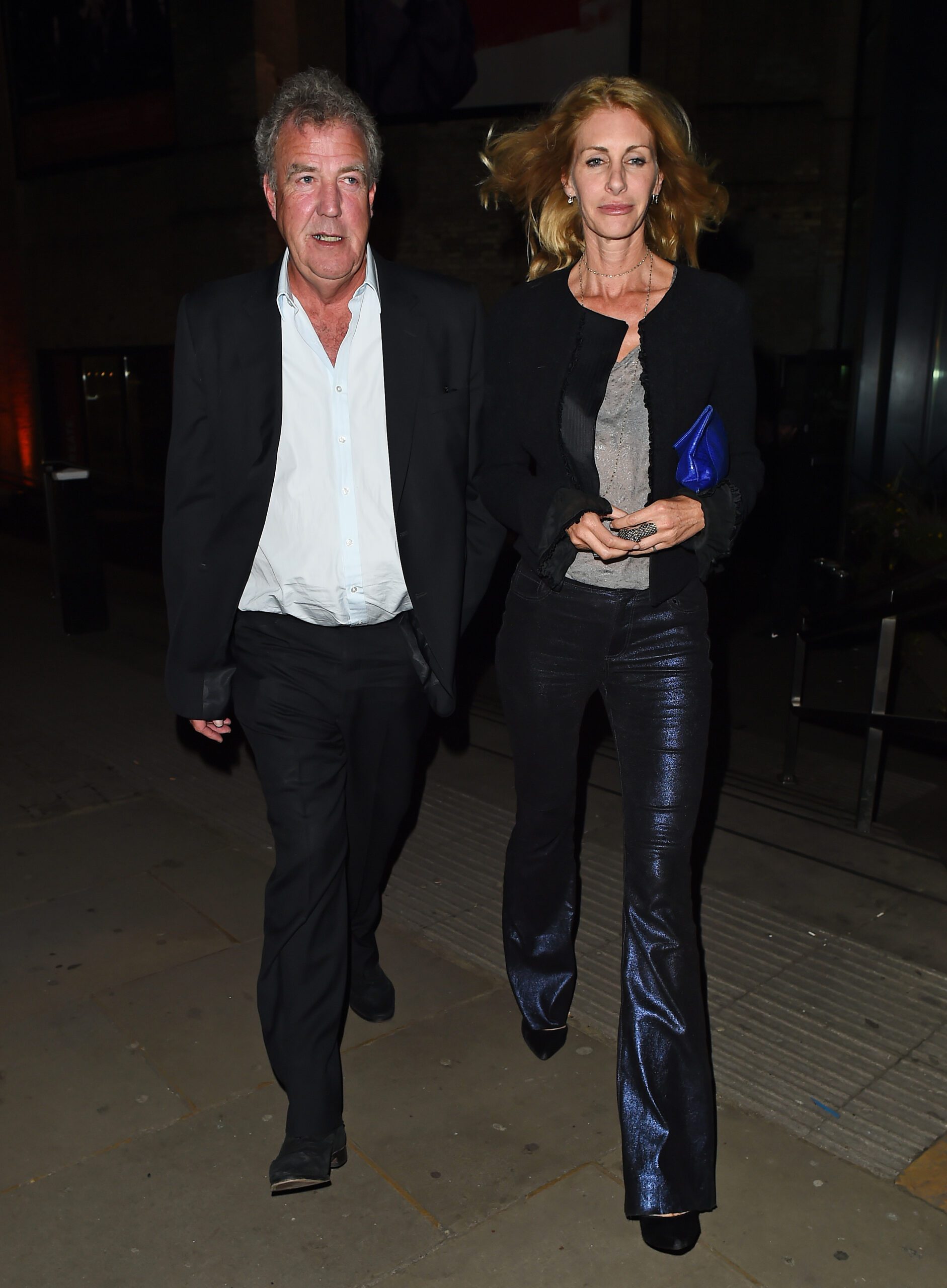 Jeremy Clarkson and Lisa on a night out
