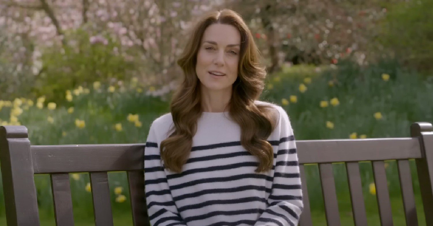 Kate, Princess of Wales, speaking in a video