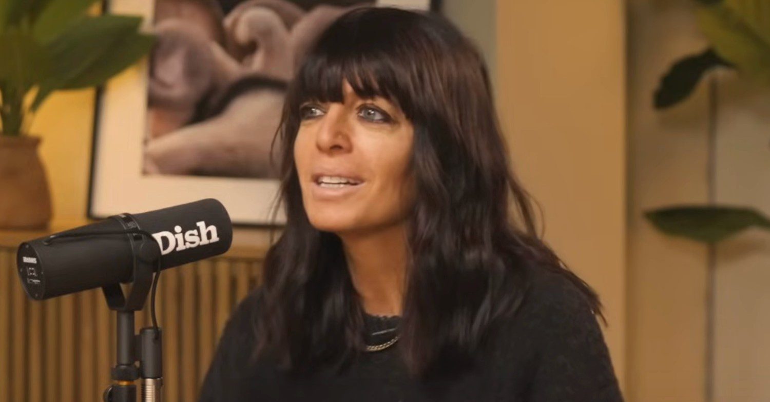Claudia Winkleman during a podcast