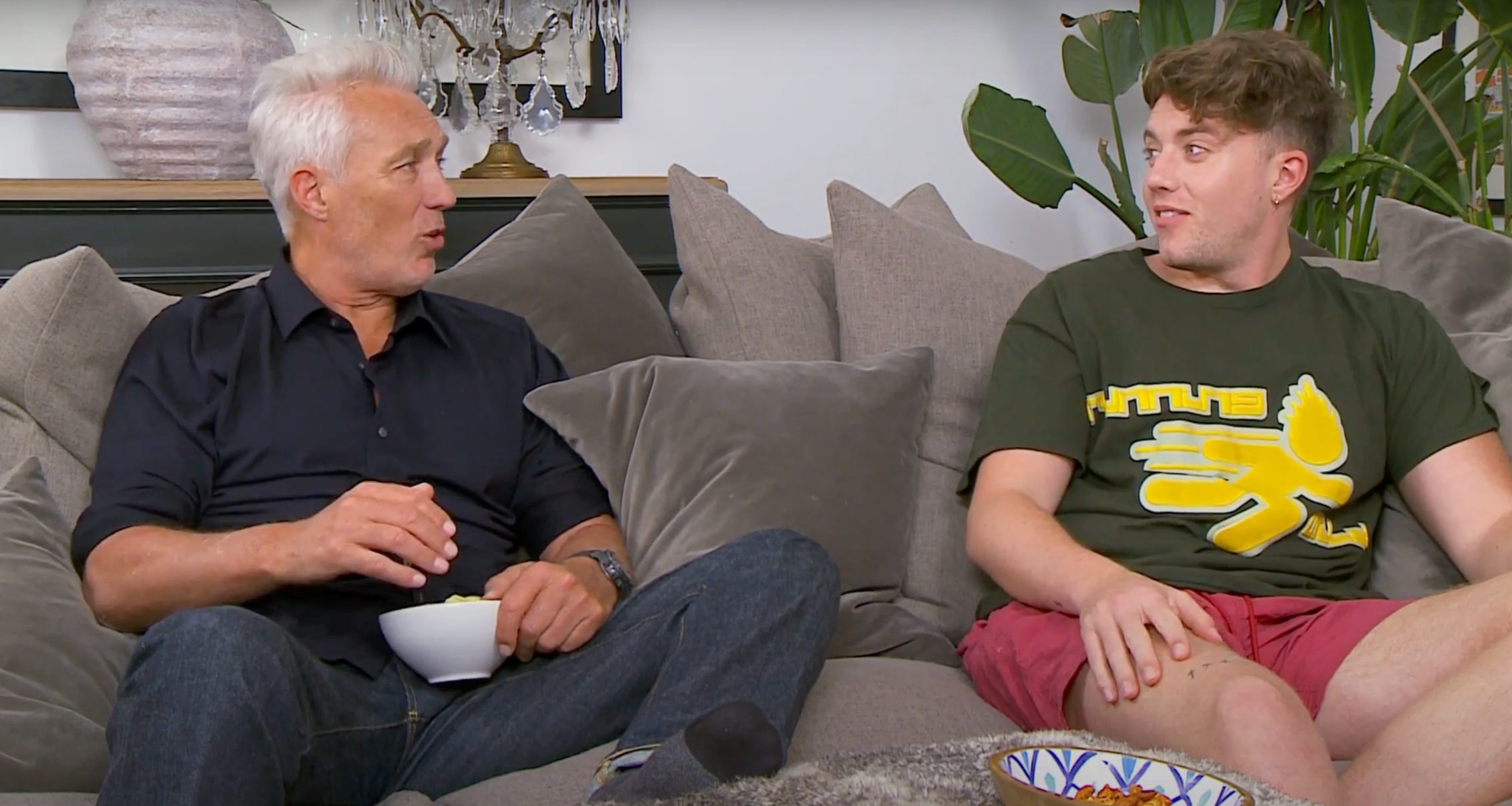 Martin Kemp and Roman Kemp on Celebrity Gogglebox