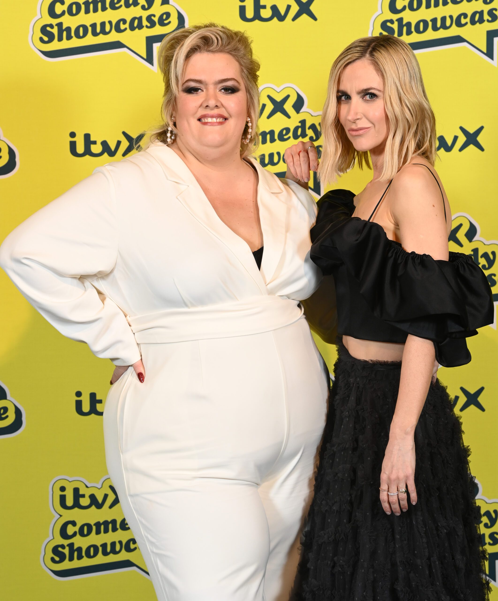 Jayde Adams with Ruby Speaking co-star Katherine Kelly