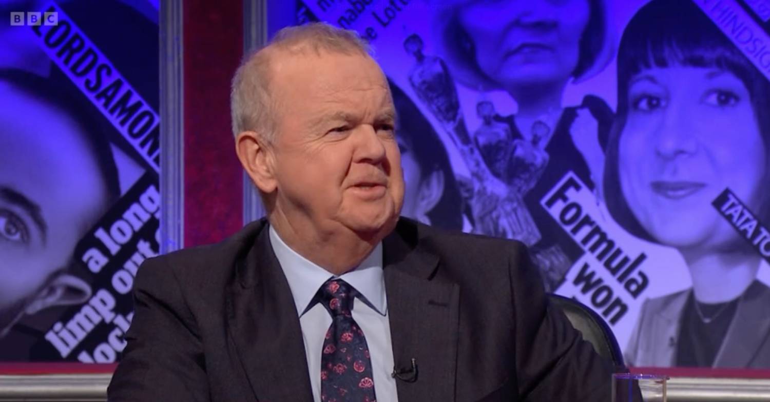 Ian Hislop reacts on Have I Got News For You