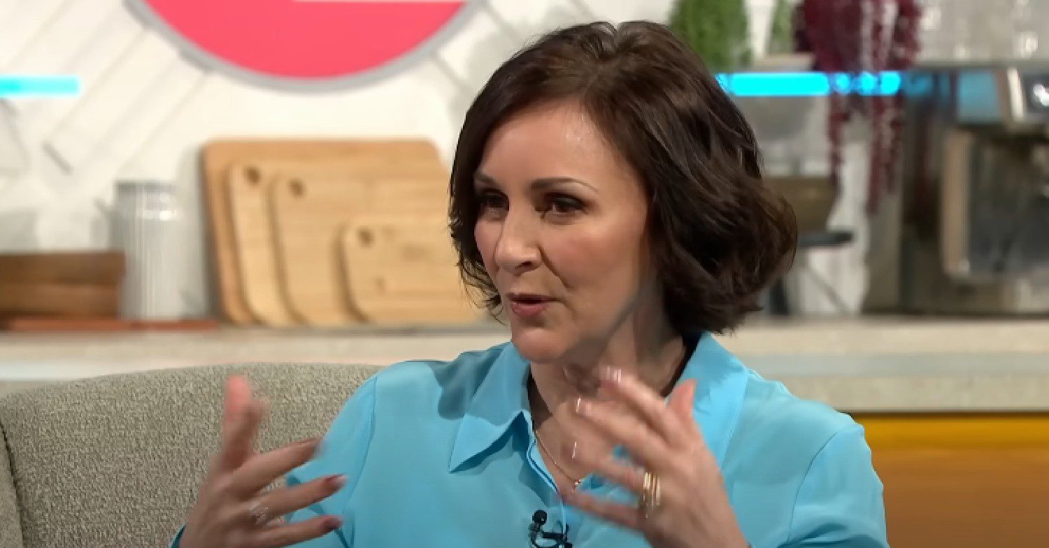 Shirley Ballas talking on Lorraine