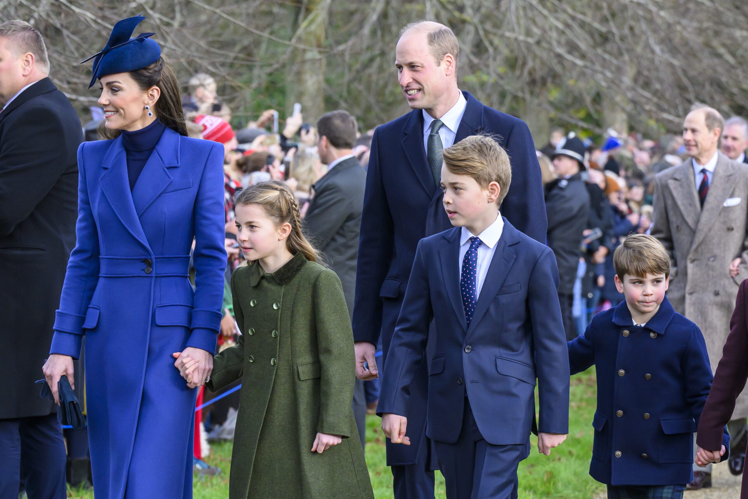 Princess Kate and Prince William with their three children