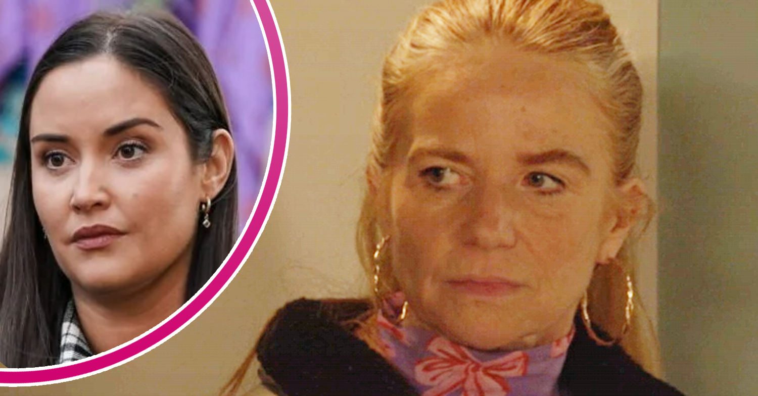 EastEnders' Bianca, and in a bubble is Lauren