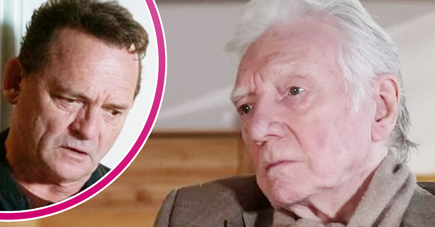 EastEnders' Stevie, and in a bubble is Billy