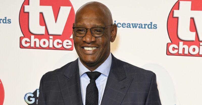 Shaun Wallace smiling at the TV Choice awards