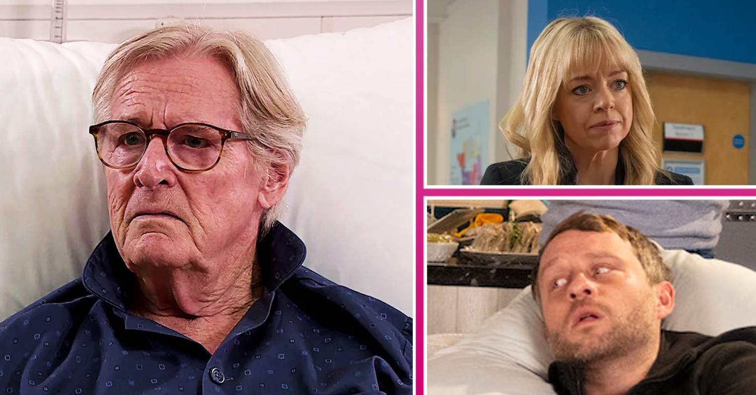 Coronation Street spoilers comp image: Ken, Toyah, Paul (Credit: ITV/Comp ED!)