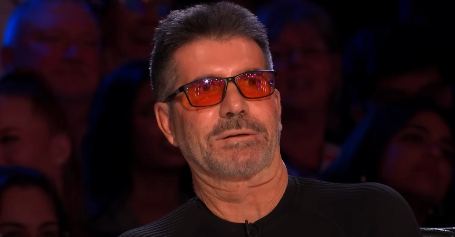 Simon Cowell looking shocked