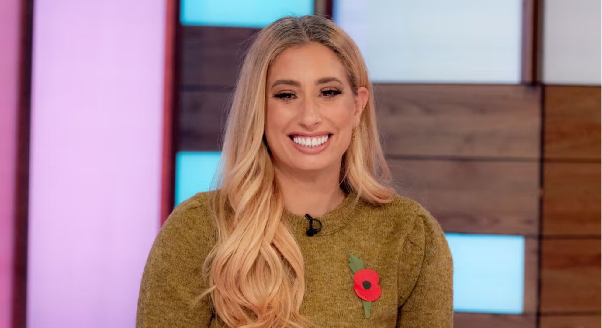 Stacey Solomon smiling