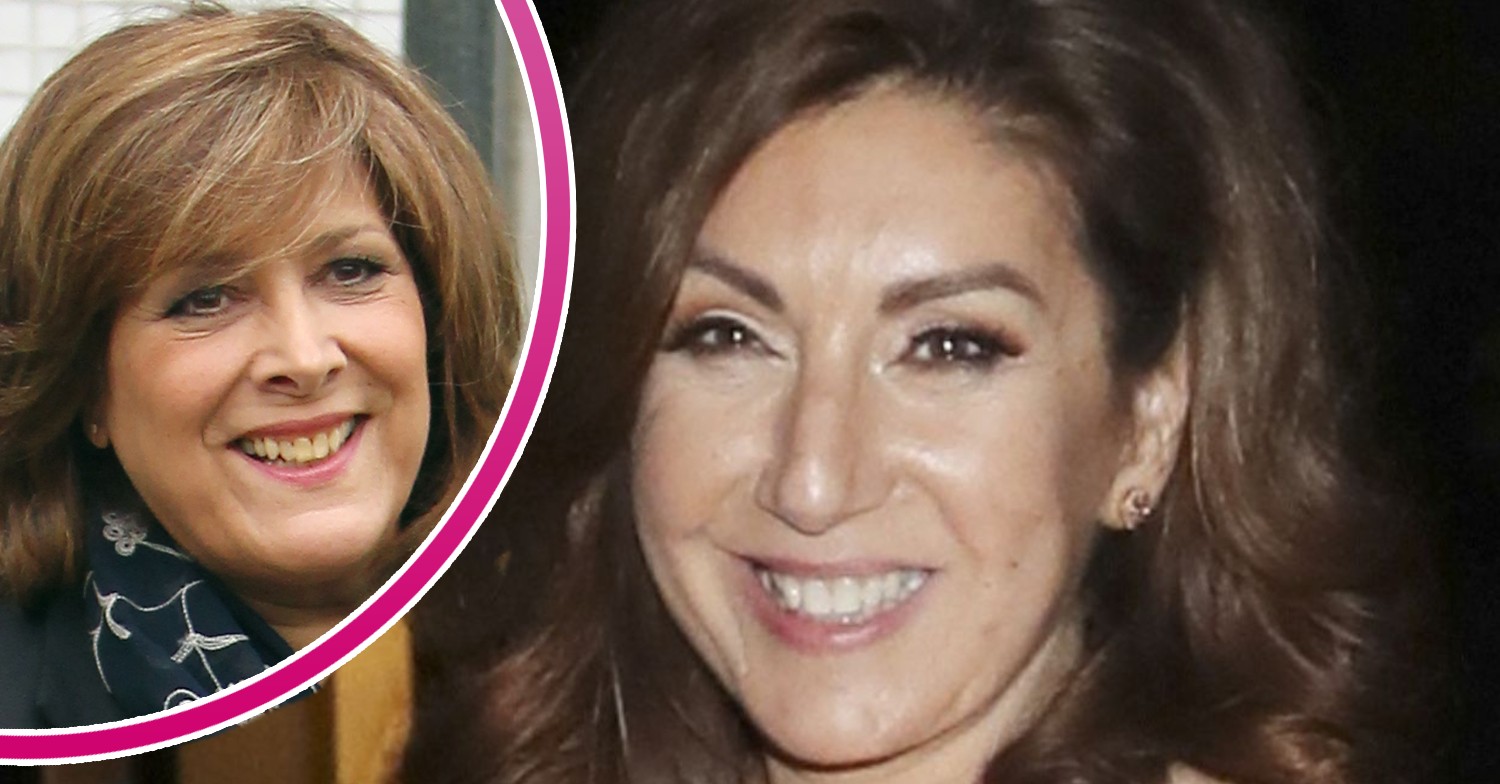 Jane McDonald and Lynda Bellingham smiling