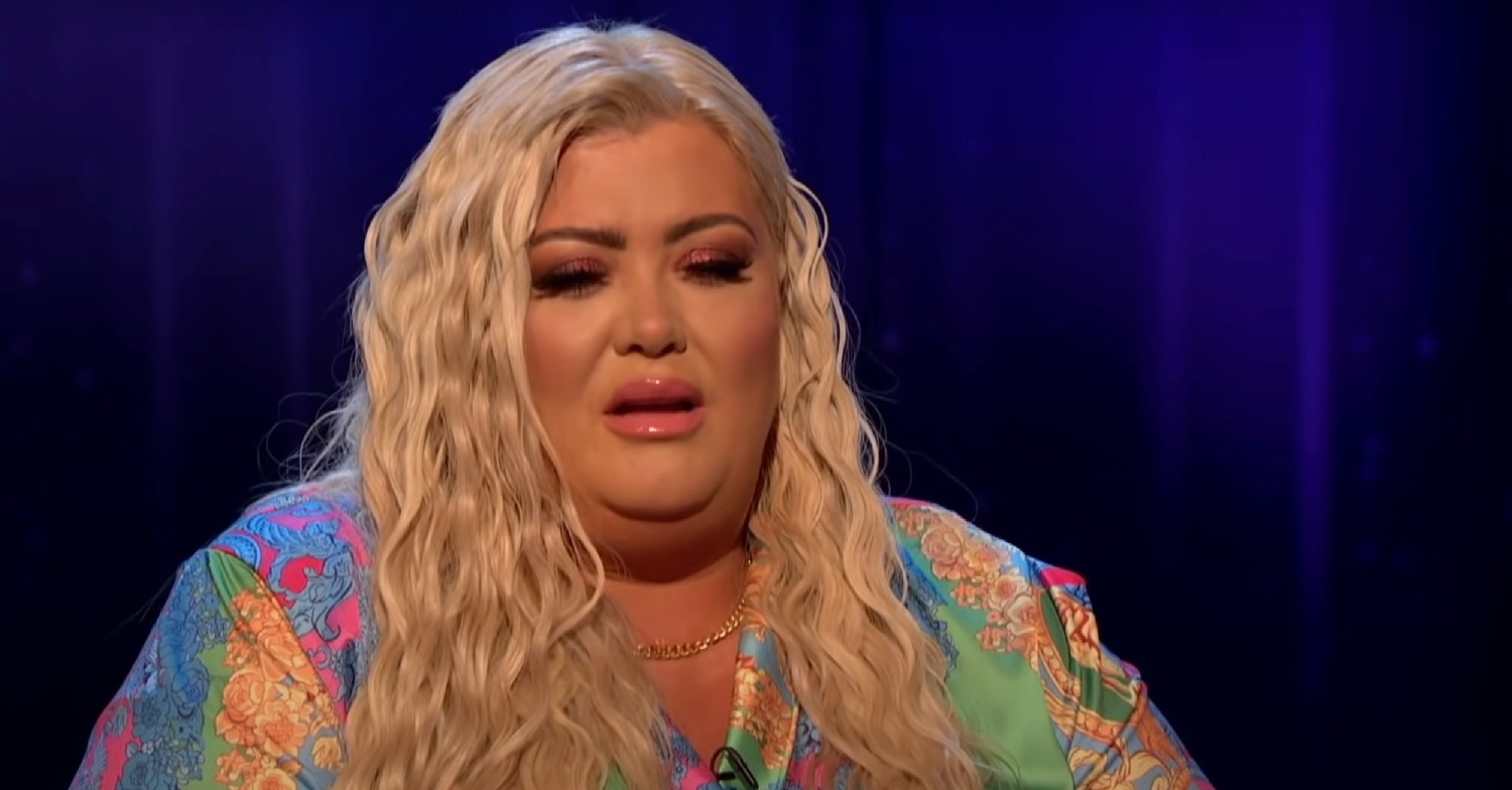 Gemma Collins looking down on Piers Morgan's Life stories