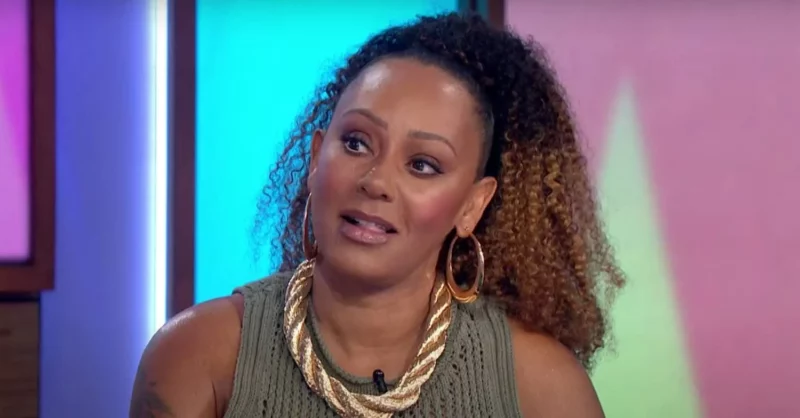 Mel B frowning on Loose Women