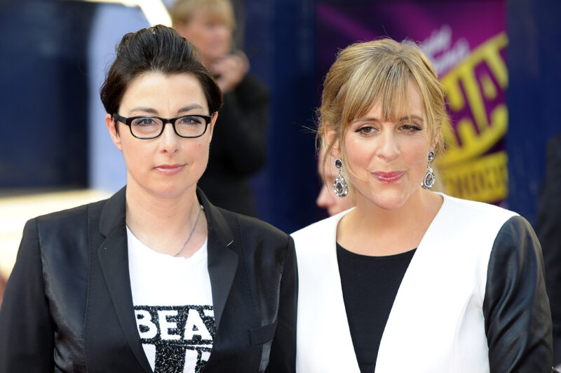 Sue Perkins and Mel Giedroyc at BAFTAs
