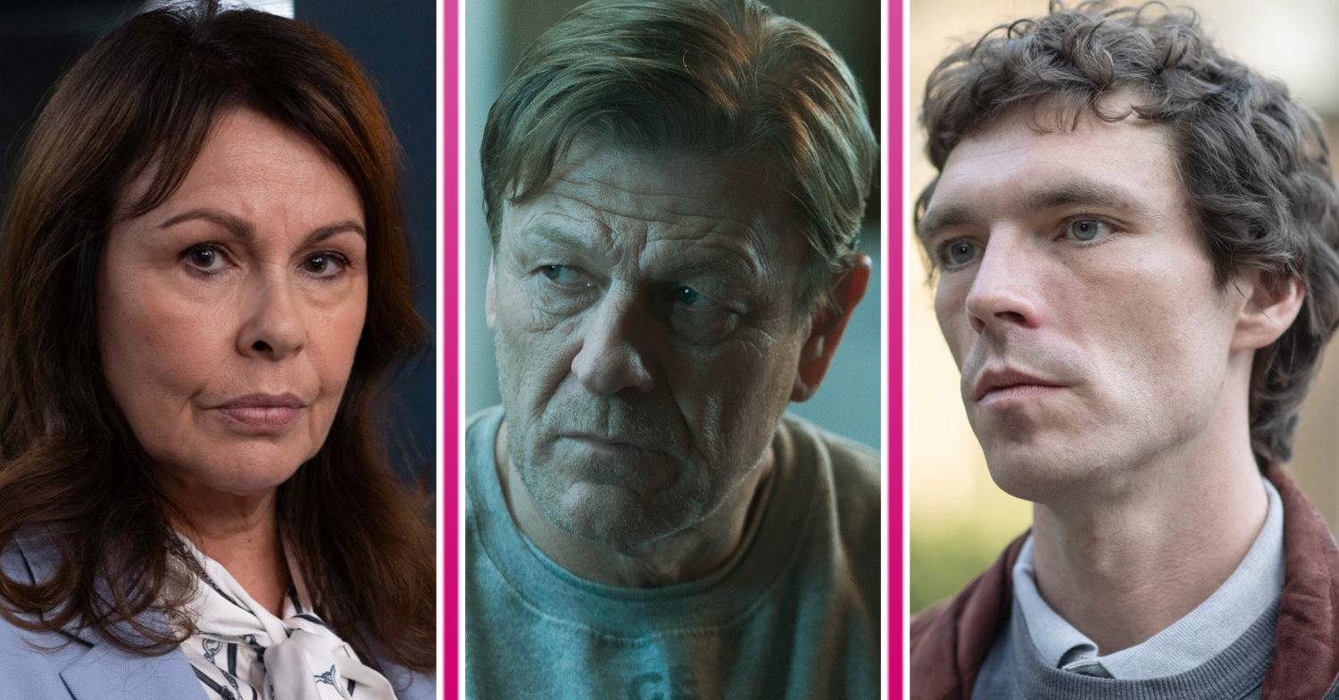 This City Is Ours cast - Julie Graham, Sean Bean, and James Nelson-Joyce headshots