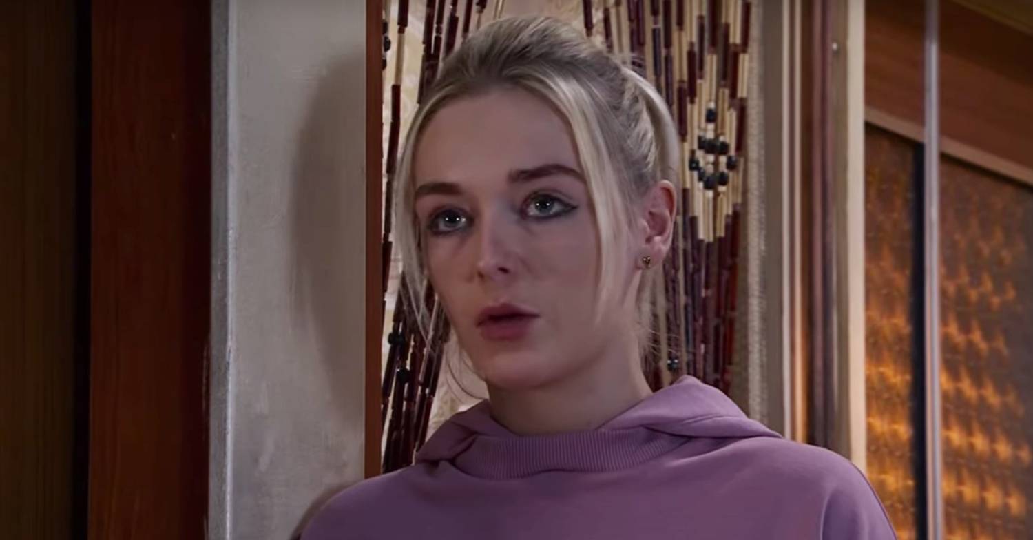 Lauren looks serious