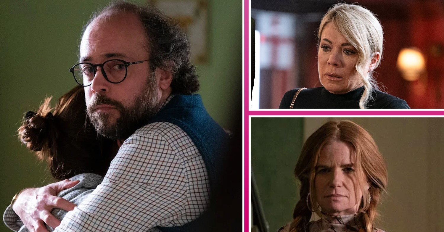 EastEnders spoilers comp image: Reiss, Sonia, Sharon, Bianca (Credit: BBC/Comp ED!)