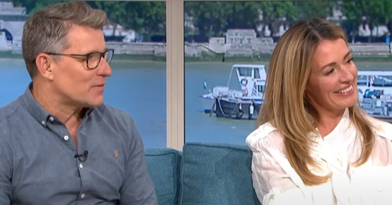 Ben Shephard and Cat Deeley interviewing guests on This Morning