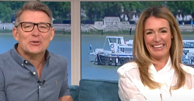 Ben Shephard and Cat Deeley smiling on This Morning