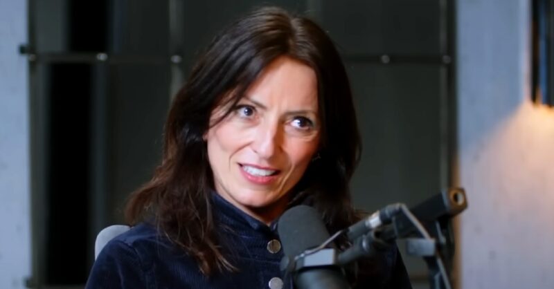 Davina McCall during a podcast
