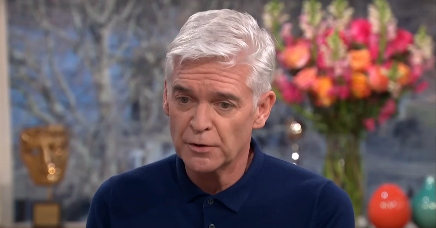 Phillip Schofield speaking on This Morning