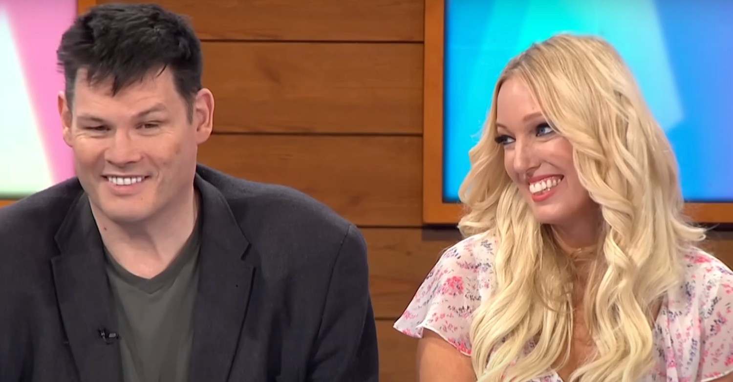 Mark Labbett smiling beside Hayley Palmer on Loose Women