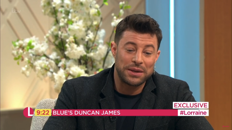 Duncan James speaking on Lorraine