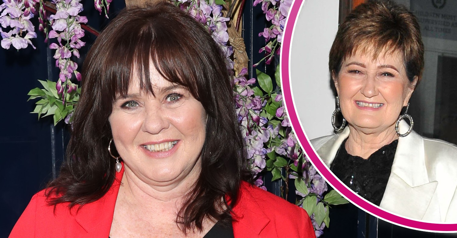 Coleen Nolan and Denise Nolan smiling at events in ED composite