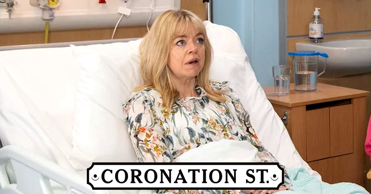 Toyah in a hospital bed on Corrie (Credit: ITV/Composite: ED!)