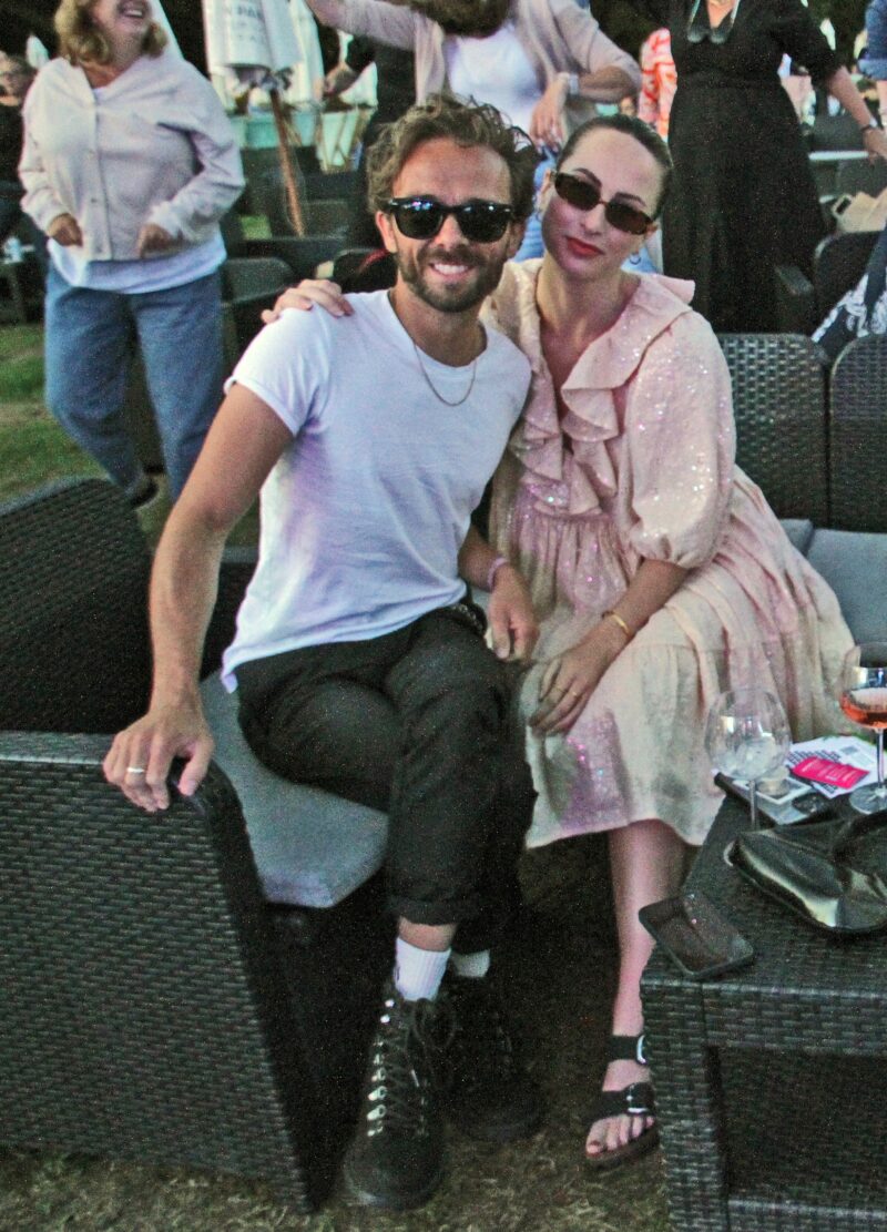 Jack P Shepherd with partner Hanni at event