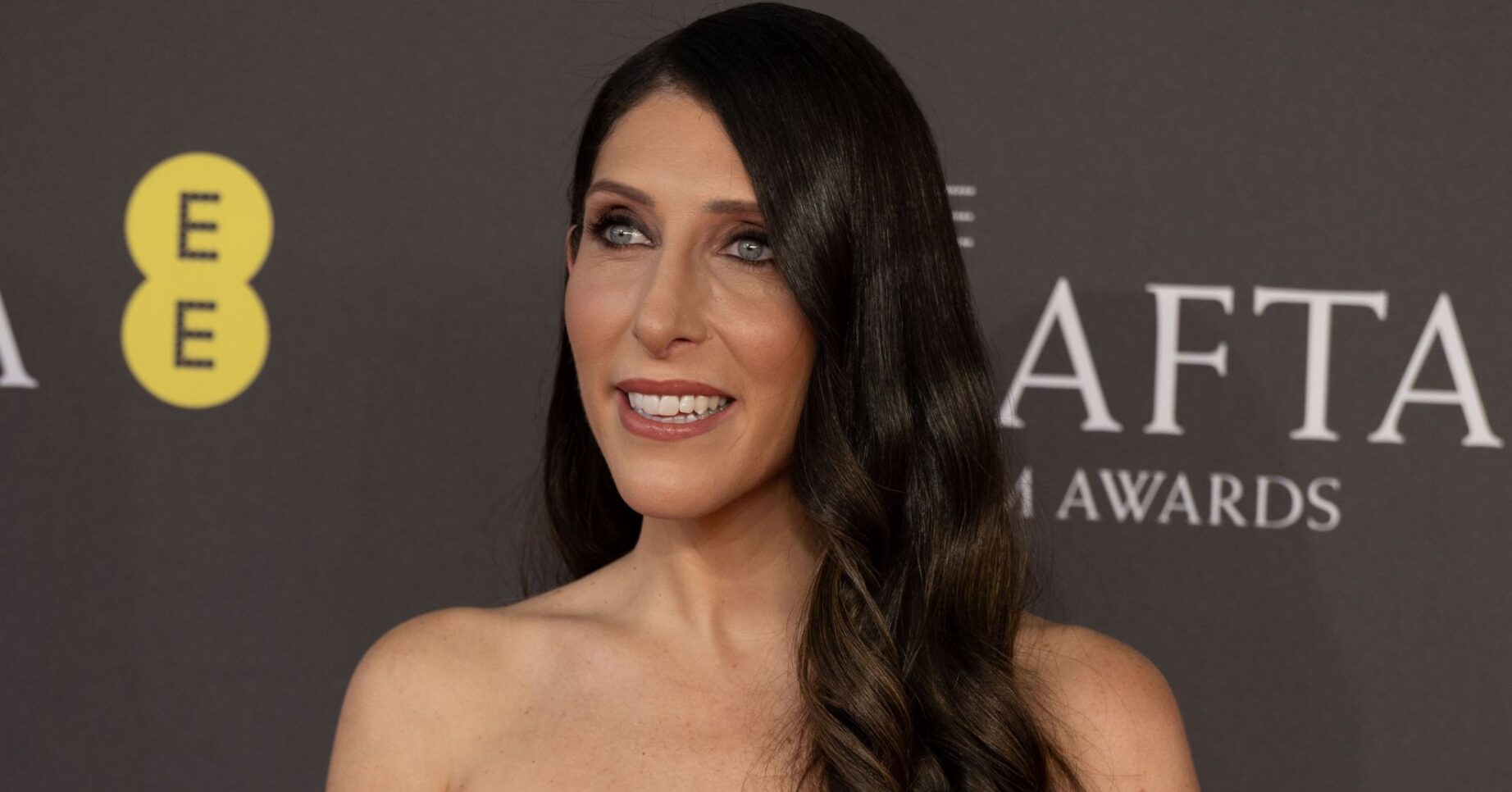 This Morning star Sarah Jossel smiling at BAFTAs