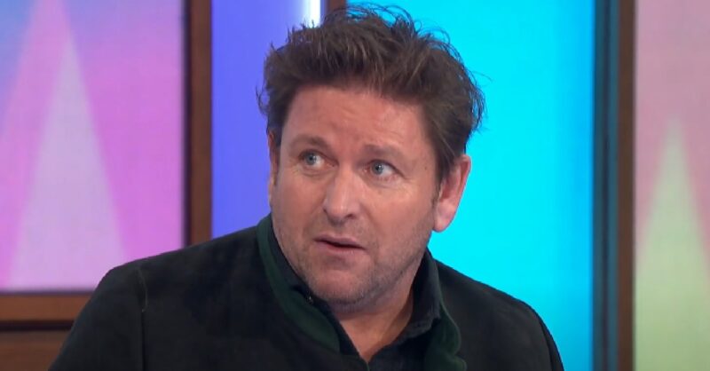 James Martin looking concerned on Loose Women