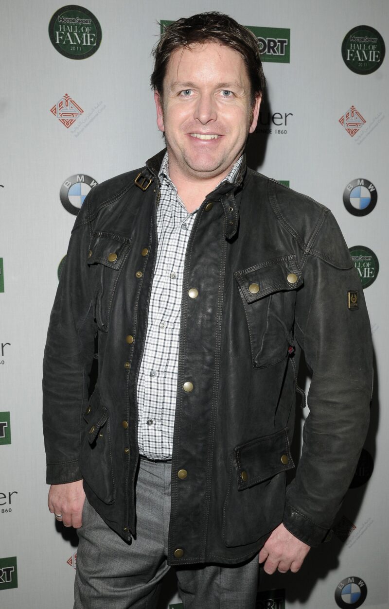 Chef James Martin smiling at event