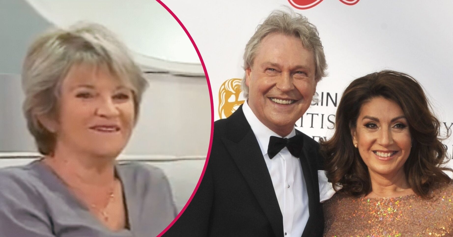 Jane McDonald with late husband Ed and best friend Sue