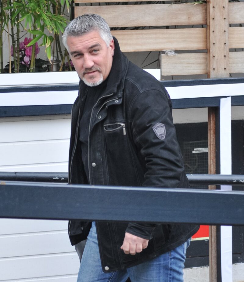 Paul Hollywood wearing a dark jacket