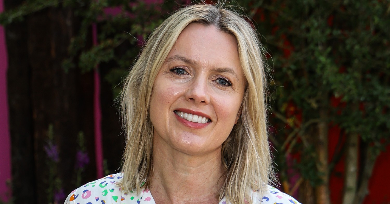 This Morning star Juliet Sear smiling at event