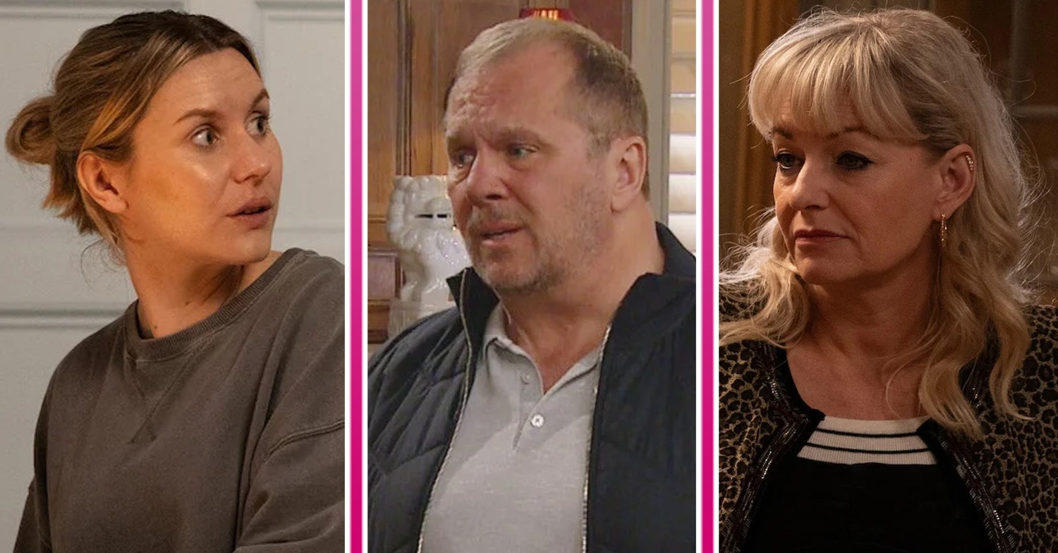 Composite image of Rose, Dawn and Will on Emmerdale (Credit: ITV/Composite: ED!)