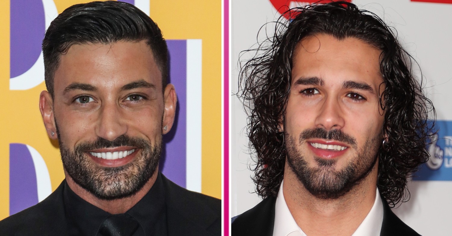 Giovanni Pernice and Graziano Di Prima smiling to camera