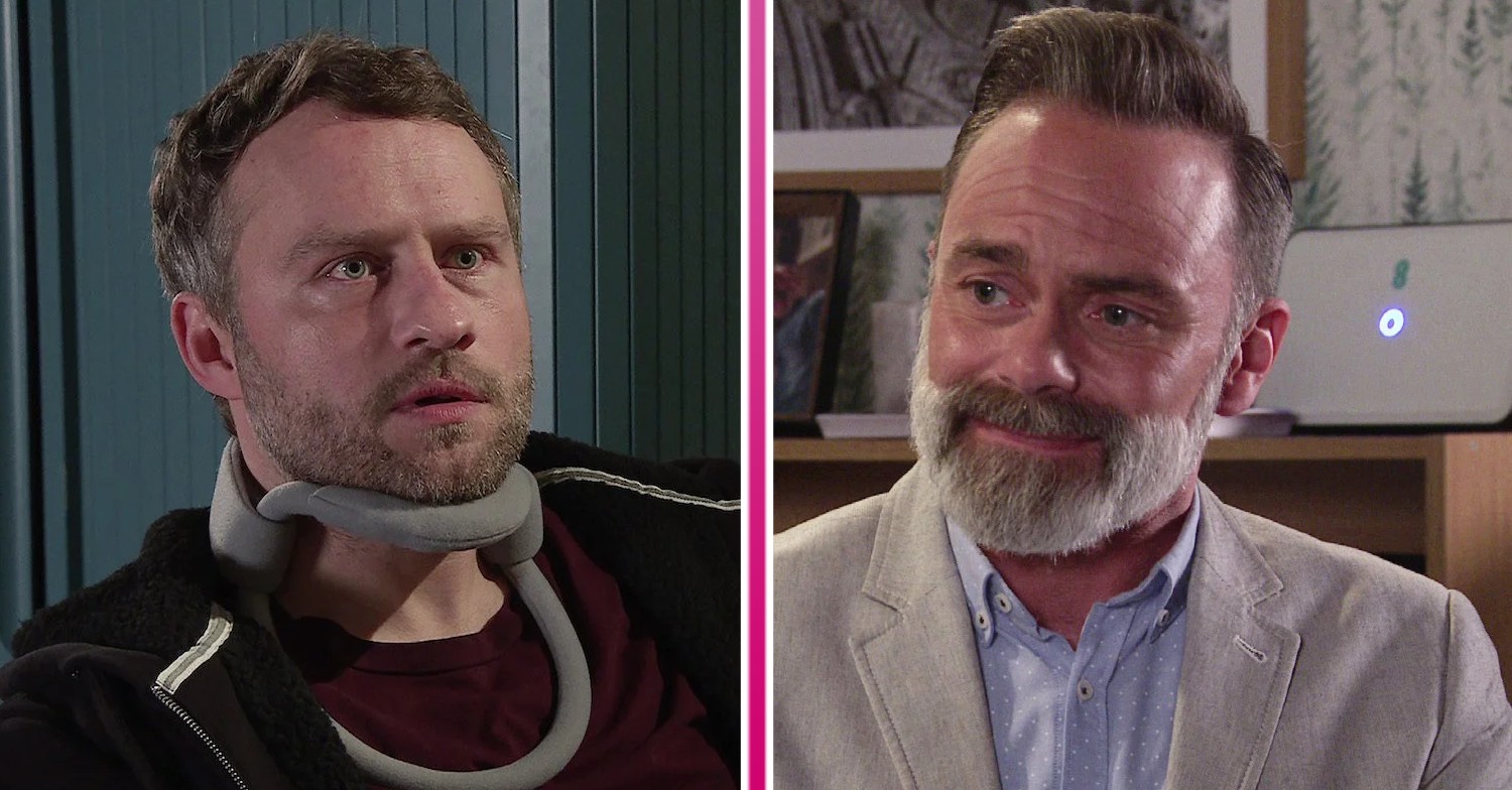 Composite image of Paul and Billy on Corrie (Credit: ITV/Composite: ED!)