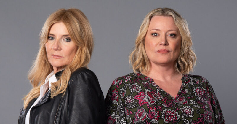 EastEnders; Cindy and Jane in a promo photo