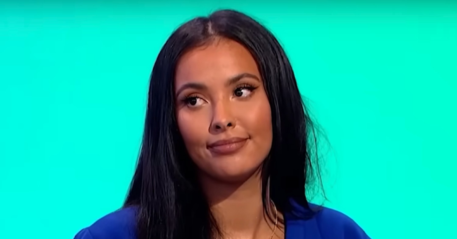 Maya Jama with unimpressed expression