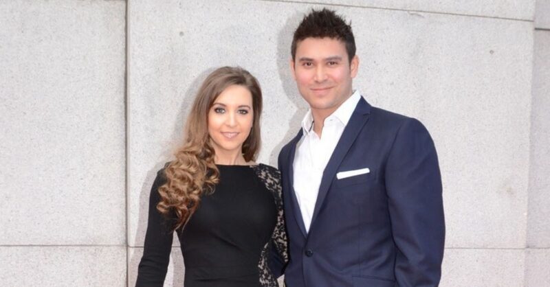 Rav Wilding with ex-wife Jill Morgan