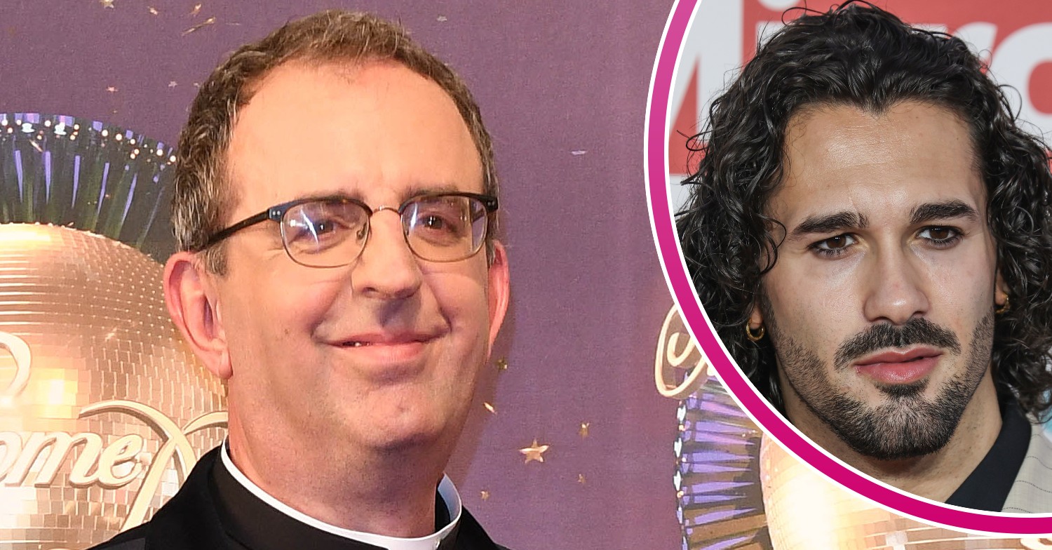 Strictly star Rev Richard Coles and Graziano Di Prima in ED composite