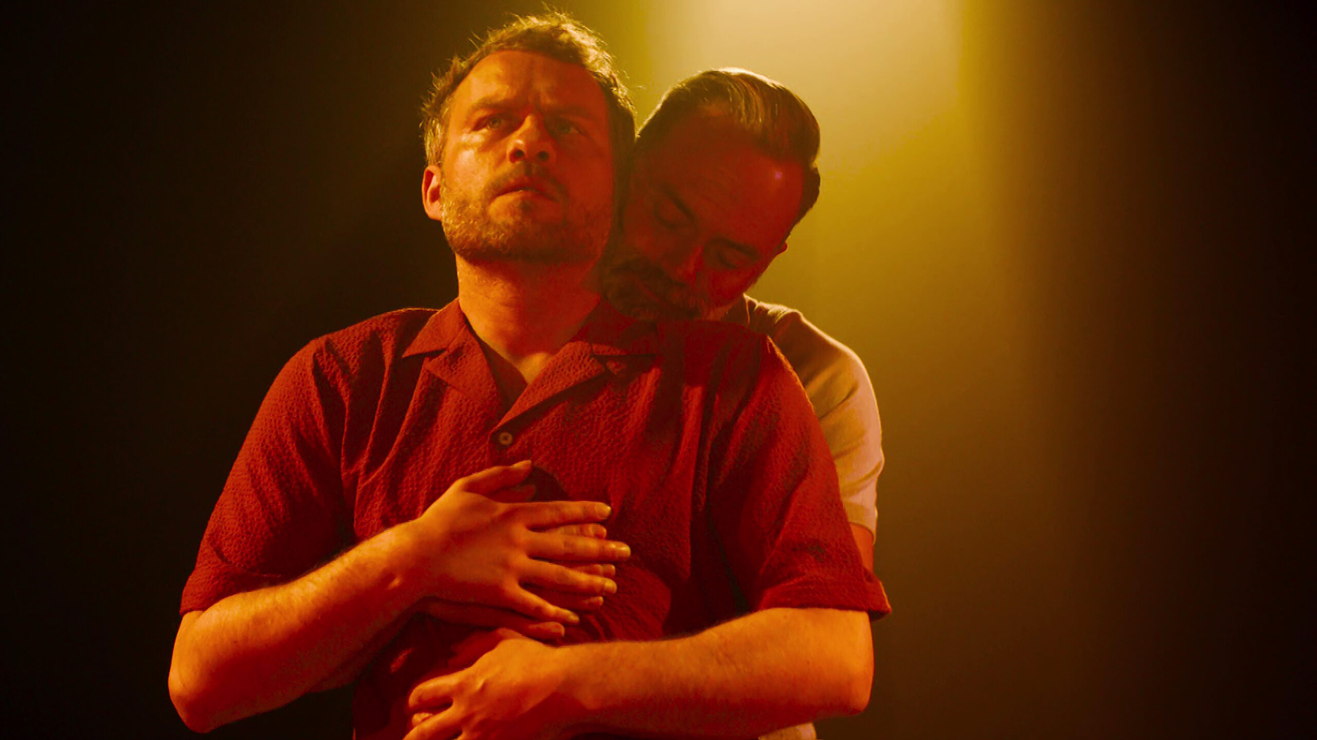 Billy and Paul dance on their happy day