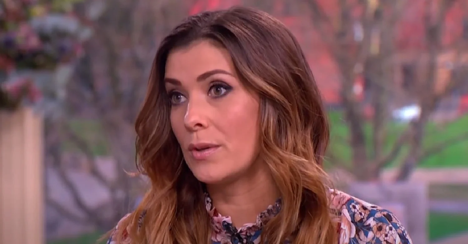 Kym Marsh talking on This Morning